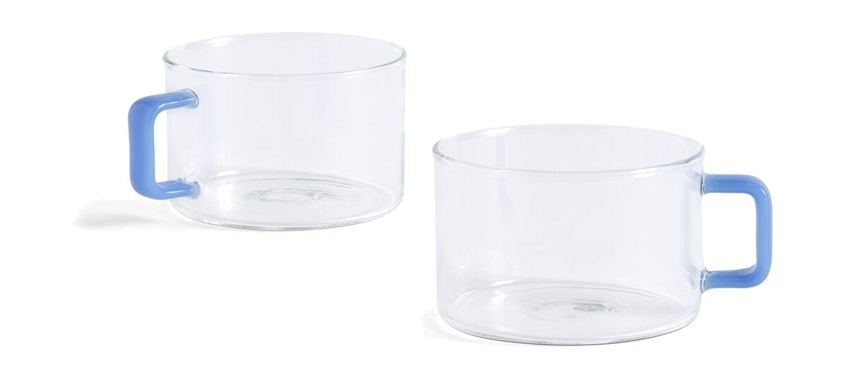 Brühtasse 2er-Set hellblau von Hay