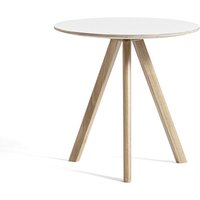 Couchtisch CPH20 soaped oak - white laminate von Hay