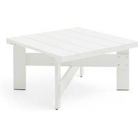 Couchtisch Crate Low white water-based lacquered pinewood von Hay
