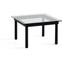 Couchtisch Kofi glass black water-based lacquered oak 60 cm x 60 cm von Hay