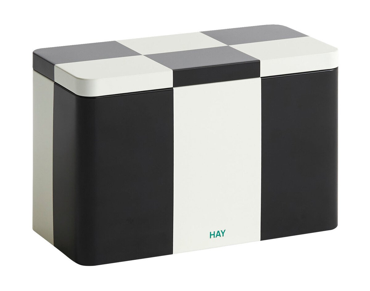 Dose 10x20x13 cm schwarz/weiß Dose 10x20x13 cm schwarz/weiß von Hay