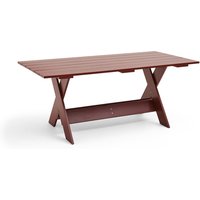 Esstisch Dining Crate iron red water-based lacquered pinewood 180 cm L von Hay