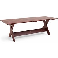 Esstisch Dining Crate iron red water-based lacquered pinewood 230 cm L von Hay