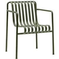 [GEBRAUCHT] Hay Palissade Dining Gartenarmlehnstuhl Gartenstuhl Armlehnstuhl Stuhl Olivgrün B-Ware von Hay