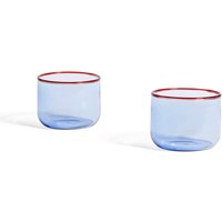 Glas Set Tint light blue von Hay