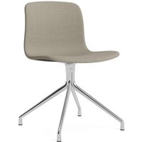 HAY AAC11 Esszimmerstuhl 4-Stern-Drehgestell Aluminium poliert/Kunststoff gepolstert von Hay