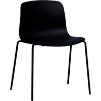 HAY - About A Chair AAC 16, Stahlrohr schwarz / schwarz von Hay