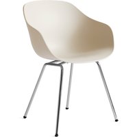 HAY - About A Chair AAC 226, Stahl verchromt / melange creme von Hay