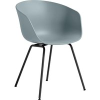 HAY - About A Chair AAC 26, Stahl schwarz / dusty blue 2.0 von Hay
