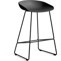 HAY - About A Stool AAS 38 Barhocker H 76, black 2.0 von Hay