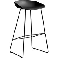 HAY - About A Stool AAS 38 Barhocker H 85, black 2.0 von Hay