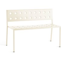 HAY - Balcony Dining Bank, L 114 cm, chalk beige von Hay