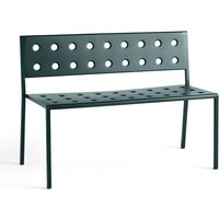 HAY - Balcony Dining Bank, L 114 cm, dark forest von Hay