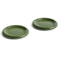 HAY - Barro Teller Ø 18 cm, grün (2er-Set) von Hay