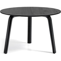 HAY - Bella Couchtisch Ø 60 cm / H 39 cm, Eiche schwarz gebeizt von Hay