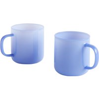 HAY - Borosilicate Mug Becher 2er Set Jade Light Blü von Hay