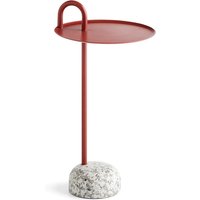 HAY - Bowler Beistelltisch, Ø 36 cm / H 70,5 cm, tile red von Hay