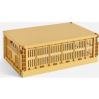 HAY Colour Crate Lid - Large - Golden Yellow von Hay