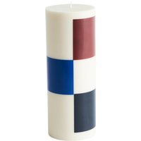 HAY - Column Kerze L Off White Brown Black Blü von Hay