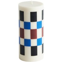 HAY - Column Kerze S Off White Brown Black Blü von Hay