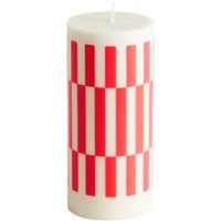 HAY - Column Kerze S Off White Red von Hay