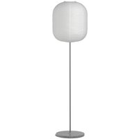 HAY - Common Stehleuchte, Terrazzo Sockel, grau / Reispapier Lampenschirm, Ø 42 x 50 cm von Hay
