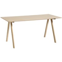 HAY - Copenhague CPH10 2.0 Tisch, 160 x 80 cm, Eiche lackiert von Hay