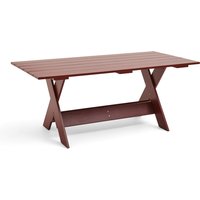 HAY - Crate Dining Table, L 180 cm, iron red von Hay