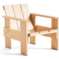 HAY - Crate Lounge Chair, L 77 cm, pine von Hay