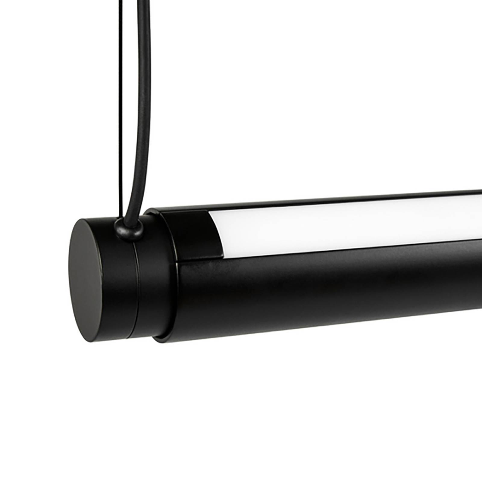 HAY Factor Linear LED-Hängelampe diffused, schwarz HAY Factor Linear LED-Hängelampe diffused, schwarz von Hay