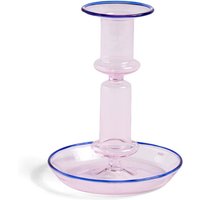 HAY - Flare Kerzenständer, H 14 cm, pink / blau von Hay