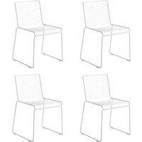 HAY - Hee Dining Chair, weiß (4er-Set) von Hay