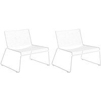 HAY - Hee Lounge Chair, weiß (2er-Set) von Hay