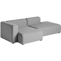 HAY - Mags Sofa 2,5 Sitzer, Kombination 3, Armlehne links / grau (Hallingdal 116) (EU) von Hay