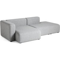 HAY - Mags Sofa 2,5 Sitzer, Kombination 3, Armlehne links / hellgrau (Hallingdal 130) (EU) von Hay