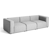 HAY - Mags Sofa 3-Sitzer, Kombination 1, grau (Hallingdal 130) (EU) von Hay