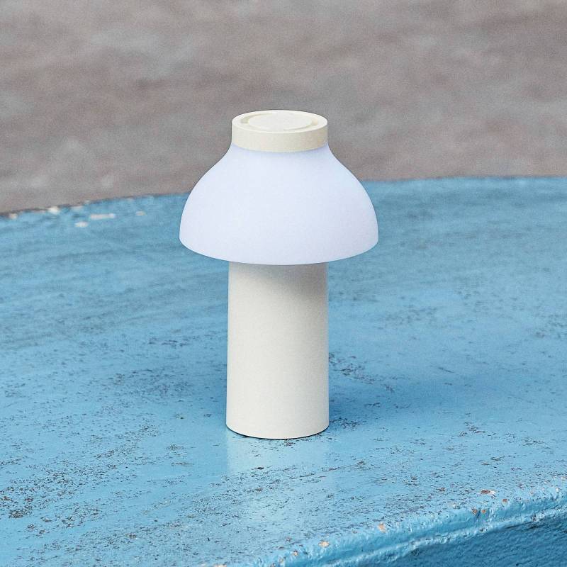 HAY PC Portable LED-Tischleuchte Akku, cremeweiß von Hay