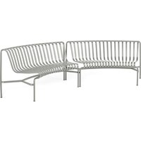 HAY - Palissade Park Dining Bench, In / In (2er-Set), sky grey von Hay