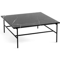 HAY - Rebar Coffee Table, 80 x 84 cm, Marmor / schwarz von Hay