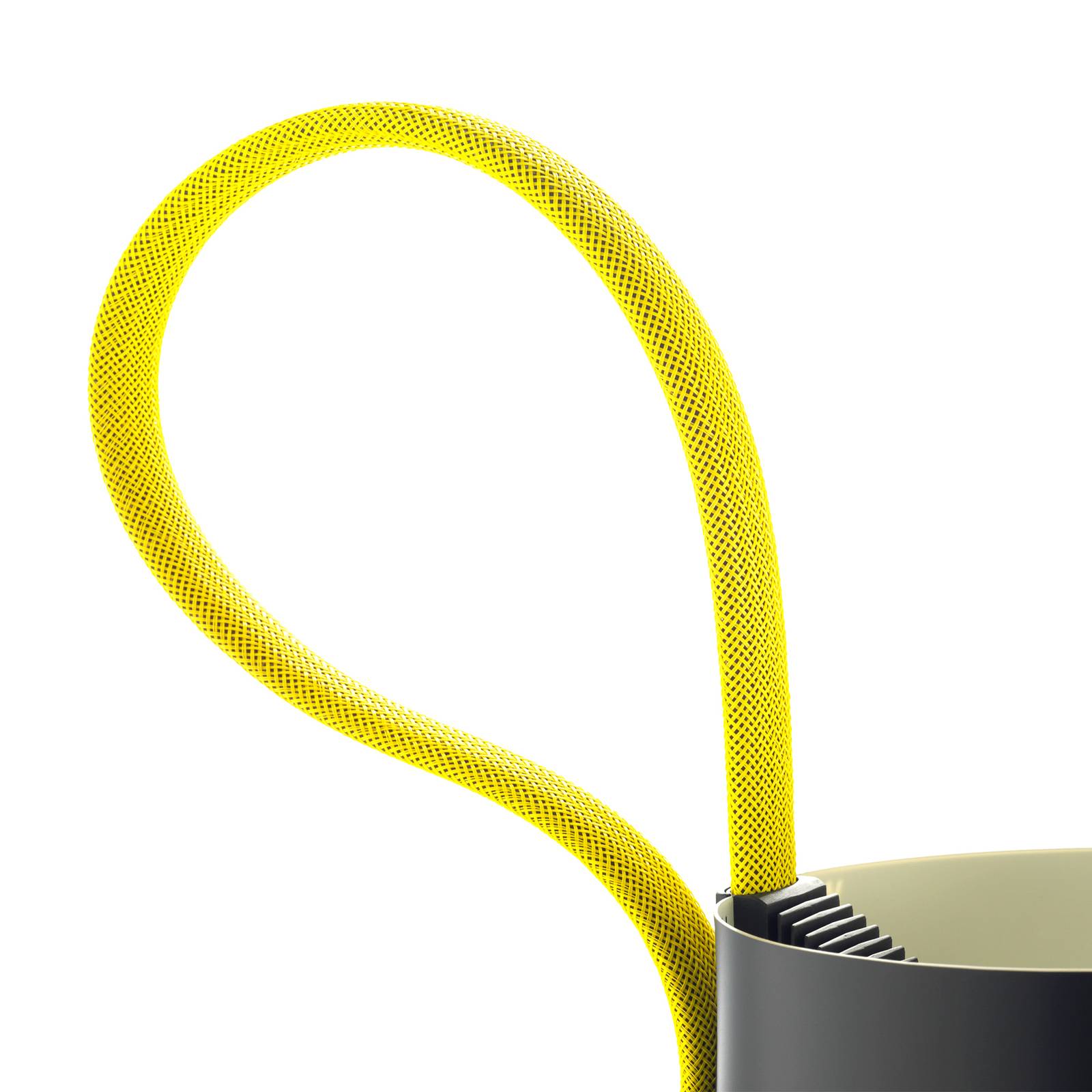 HAY Rope Trick LED-Stehleuchte schwarz/gelb von Hay