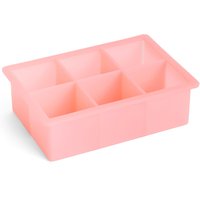 HAY - Silikon Eiswürfelbereiter rechteckig XXL, Cubes, rosa von Hay