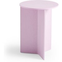 HAY - Slit Table Round High, Ø 35 x H 47 cm, pink von Hay