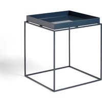 HAY - Tray Table 40 x 40 cm, tiefblau glänzend von Hay