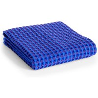 HAY - Waffle Handtuch, 50 x 100 cm, vibrant blue von Hay