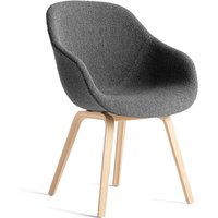 HAY - About A Chair AAC 123, Eiche matt lackiert / Flamiber charcoal C8 von Hay