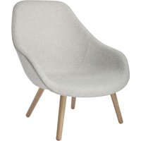 HAY - About A Lounge Chair, High / Soft AAL 92, Divina Melange 2 (120) von Hay