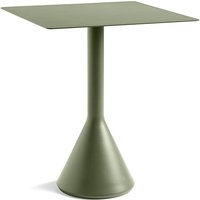 HAY - Palissade Cone Bistrotisch 65 x 65 cm, H 74 cm, olive von Hay