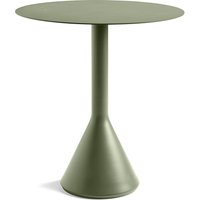 HAY - Palissade Cone Bistrotisch Ø 70 x H 74 cm, olive von Hay