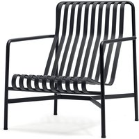 HAY - Palissade Lounge Chair High, anthrazit von Hay