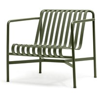 HAY - Palissade Lounge Chair Low, olive von Hay